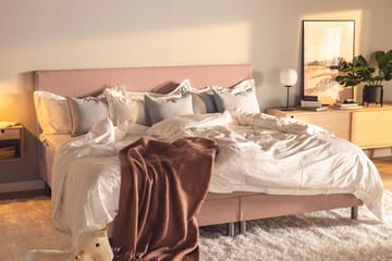 Familjesäng Sängpaket Rebeca 240x210 cm - (+Fler val) Rosa - Möbler - Säng - Kontinentalsäng