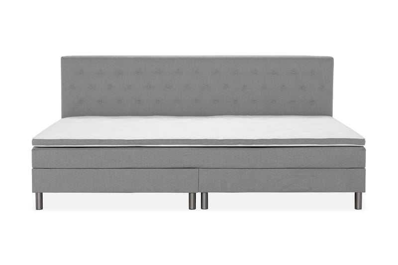 Familjesäng Sängpaket Rebeca 280x200 cm - (+Fler val) Ljusgrå - Möbler - Säng - Kontinentalsäng