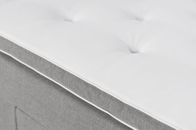 Familjesäng Sängpaket Rebeca 280x210 cm - (+Fler val) Ljusgrå - Kontinentalsäng - Komplett sängpaket
