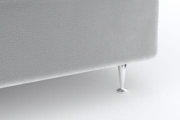 Faylor Lyx Velvet 180x200 - Ljusgrå - Möbler - Säng - Kontinentalsäng