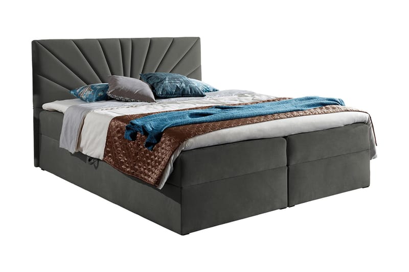 Frusci Kontinentalsäng 160x200 + Bäddmadrass - Möbler - Säng - Kontinentalsäng