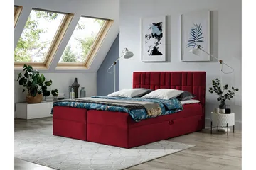 Frusci Kontinentalsäng 160x200 + Bäddmadrass - Möbler - Säng - Kontinentalsäng