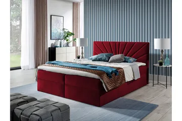 Frusci Kontinentalsäng 160x200 + Bäddmadrass - Möbler - Säng - Kontinentalsäng