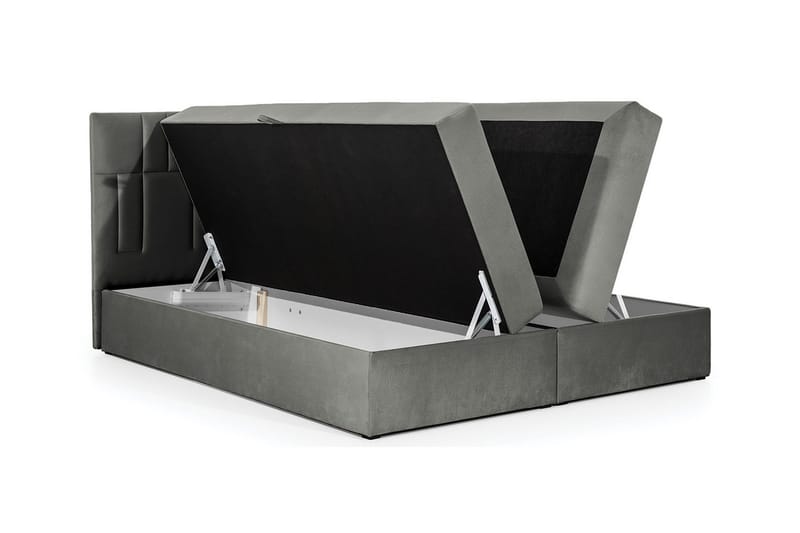 Frusci Sängpaket – Kontinentalsäng 120x200 cm med Sänggavel + Bäddmadrass med Fasthetsgrad Medium - Röd - Möbler - Säng - Kontinentalsäng