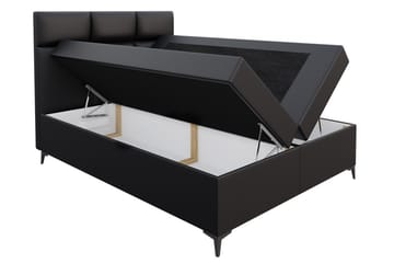 Galtebol Kontinentalsäng 200x200 cm LED-belysning - Grå - Möbler - Säng - Kontinentalsäng