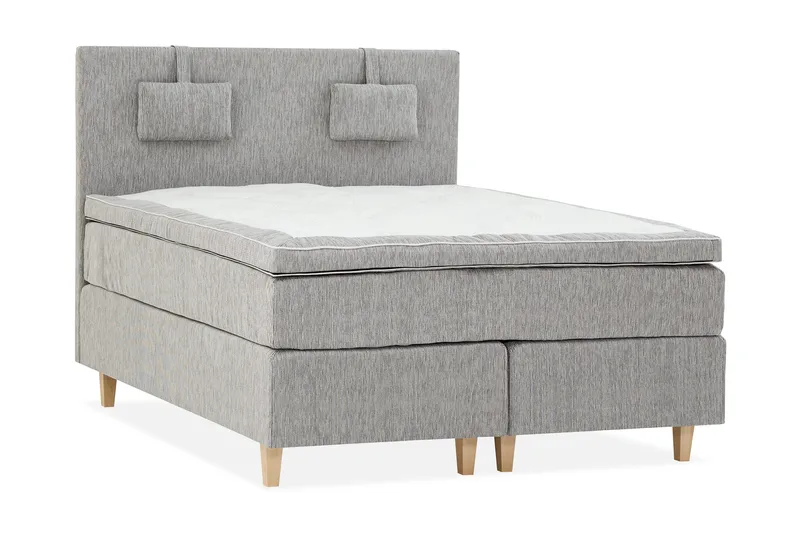 Grand 160 Kontinentalsäng, Grå