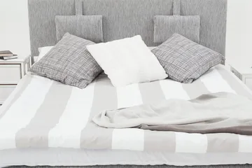 Grand 160 Kontinentalsäng - Grå - Möbler - Säng - Kontinentalsäng