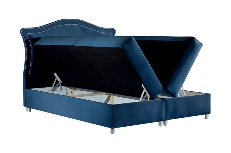 Hestra Kontinentalsäng 140x200 cm LED-belysning - Brun - Möbler - Säng - Kontinentalsäng