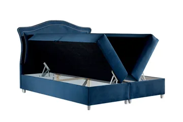 Hestra Kontinentalsäng 180x200 cm LED-belysning - Blå - Möbler - Säng - Kontinentalsäng