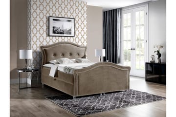 Hestra Lux Kontinentalsäng 140x200 cm LED-belysning - Brun - Möbler - Säng - Kontinentalsäng