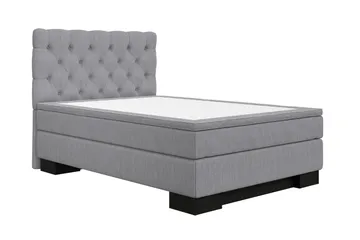 HVILA Lyx Kontinentalsäng 120x200 - Ljusgrå - Möbler - Säng - Kontinentalsäng