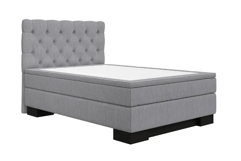 HVILA Lyx Kontinentalsäng 120x200 - Ljusgrå - Möbler - Säng - Kontinentalsäng