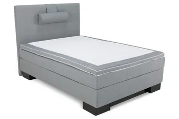 HVILA Lyx Kontinentalsäng 120x200 - Ljusgrå - Möbler - Säng - Kontinentalsäng
