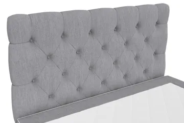HVILA Lyx Kontinentalsäng 120x200 - Ljusgrå - Möbler - Säng - Kontinentalsäng