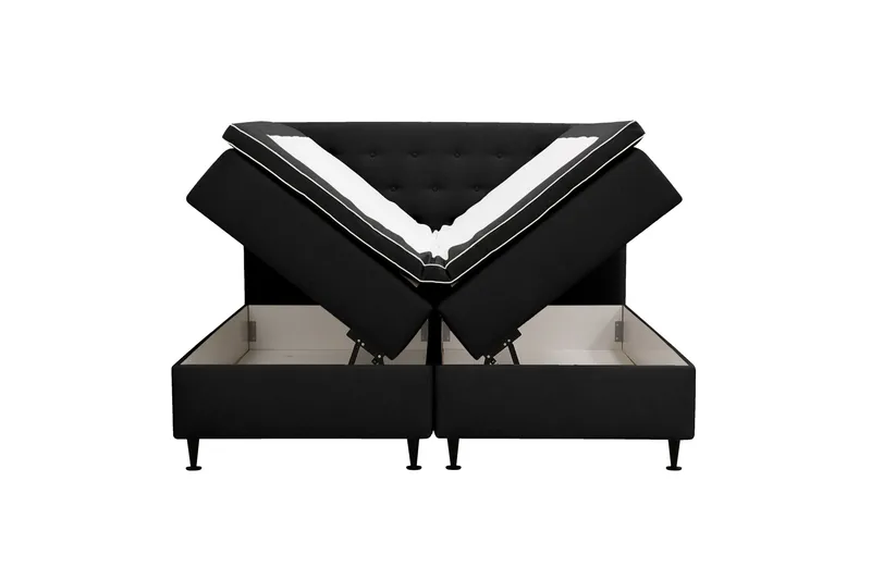 HVILA Plus Komplett Sängpaket med Förvaring 160x200 cm - Antracit - Möbler - Säng - Kontinentalsäng
