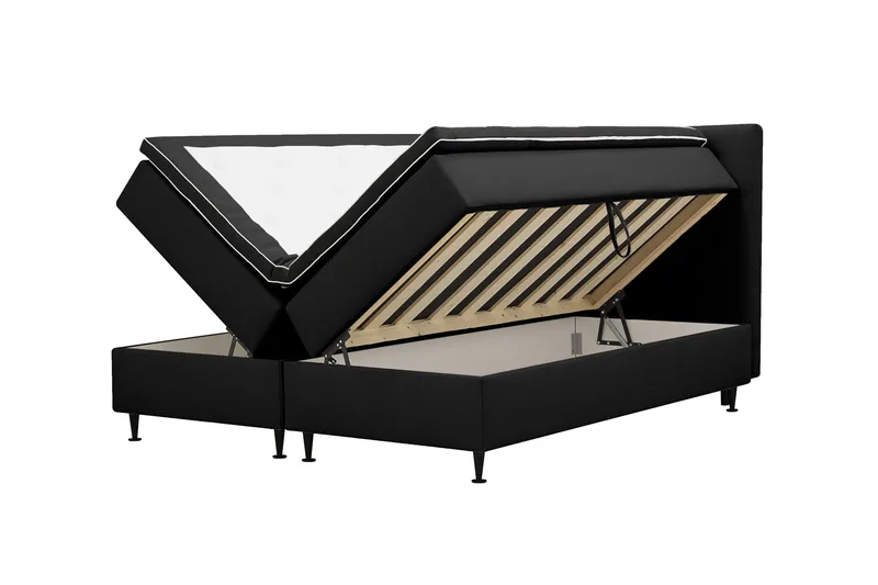 HVILA Plus Komplett Sängpaket med Förvaring 160x200 cm - Antracit - Möbler - Säng - Kontinentalsäng
