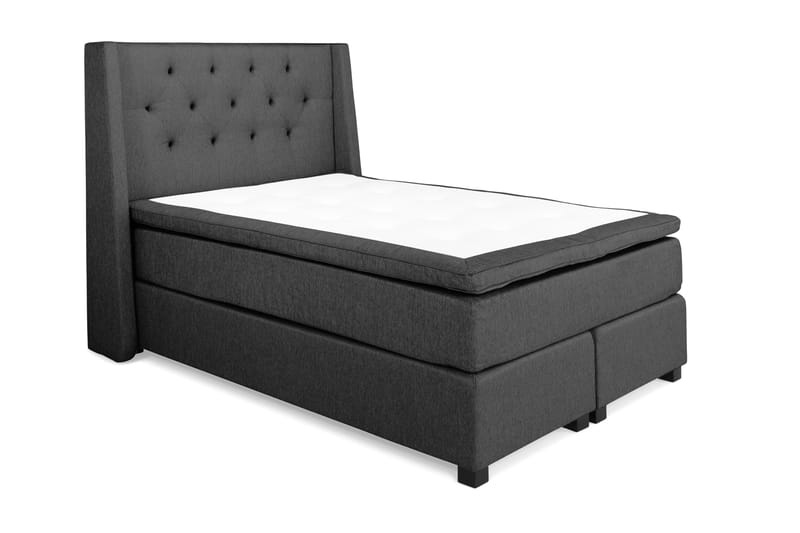 Imperia Komplett Komplett Sängpaket 140x200 cm - Mörkgrå - Möbler - Säng - Kontinentalsäng