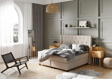 Imperia Kontinentalsäng 210x210 cm - Beige - Möbler - Säng - Kontinentalsäng