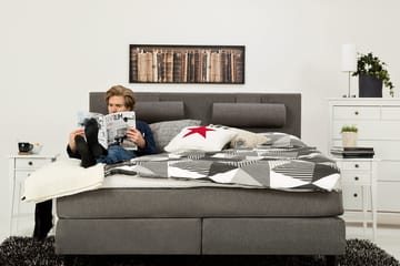 James Kontinentalsäng 180 cm - Grå - Möbler - Säng - Kontinentalsäng