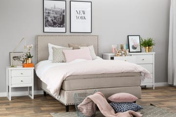 Jolie Komplett Sängpaket 140x200 cm - Beige - Möbler - Säng - Kontinentalsäng