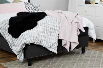 Jolie Komplett Sängpaket 160x200 cm - Svart - Möbler - Säng - Kontinentalsäng