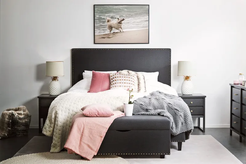 Jolie Komplett Sängpaket 180x200 - Svart - Möbler - Säng - Kontinentalsäng