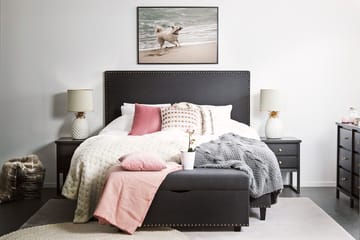 Jolie Komplett Sängpaket 180x200 - Svart - Möbler - Säng - Kontinentalsäng