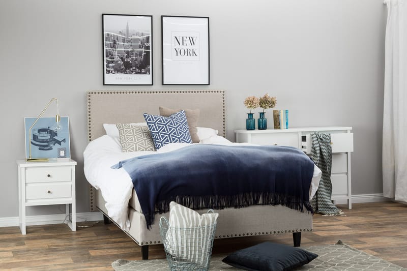 Jolie Kontinentalsäng 140 - Beige - Möbler - Säng - Kontinentalsäng