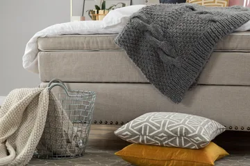 Jolie Kontinentalsäng 140 - Beige - Möbler - Säng - Kontinentalsäng