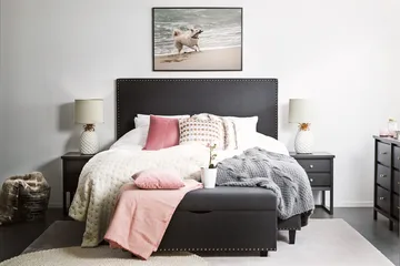 Jolie Kontinentalsäng 180x200 cm - Svart - Möbler - Säng - Kontinentalsäng