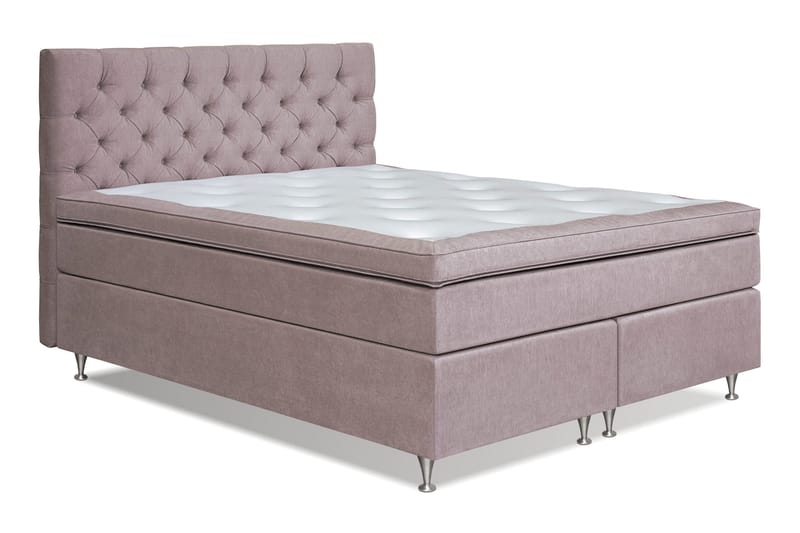Joluma Kontinentalsäng Fast/Medium 180x200 cm - (+Fler val) 180x200 cm Vintagerose - Möbler - Säng - Kontinentalsäng
