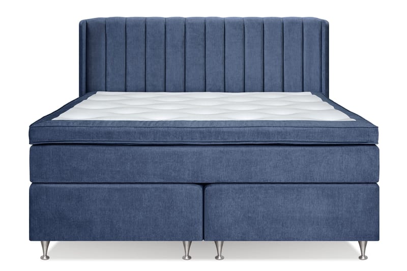 Joluma Sängpaket Fast 160x200 cm - (+Fler val) 160x200 cm Mörkblå - Möbler - Säng - Enkelsäng