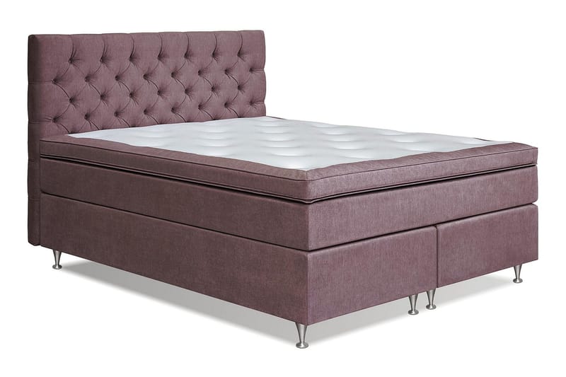 Joluma Sängpaket Fast 180x200 cm - (+Fler val) 180x200 cm Mörkrosa - Möbler - Säng - Kontinentalsäng