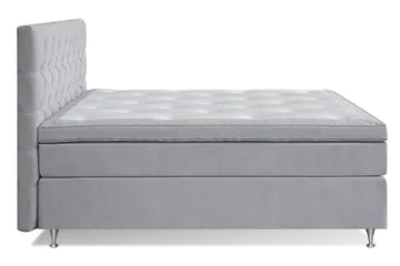 Joluma Sängpaket Fast/Medium 160x200 cm - (+Fler val) 160x200 cm Ljusgrå - Möbler - Säng - Kontinentalsäng