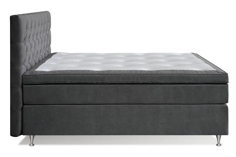 Joluma Sängpaket Fast/Medium 160x200 cm - (+Fler val) 160x200 cm Mörkgrå - Möbler - Säng - Kontinentalsäng