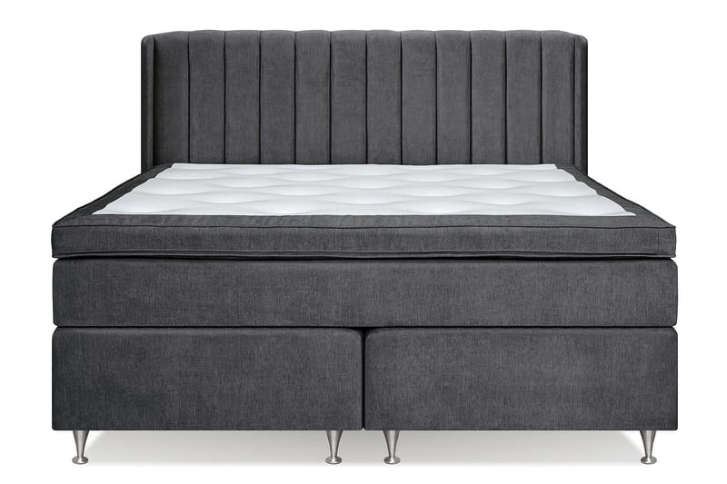 Joluma Sängpaket Fast/Medium 160x200 cm - (+Fler val) 160x200 cm Mörkgrå - Möbler - Säng - Kontinentalsäng