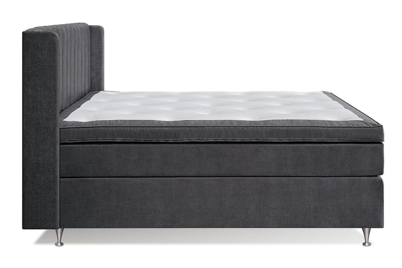 Joluma Sängpaket Fast/Medium 160x200 cm - (+Fler val) 160x200 cm Mörkgrå - Möbler - Säng - Kontinentalsäng