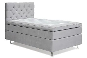 Joluma Sängpaket Medium 105x200 cm - (+Fler val) 105x200 cm Ljusgrå - Möbler - Säng - Kontinentalsäng