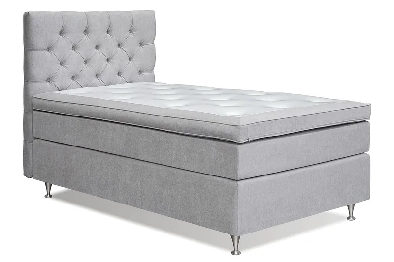 Joluma Sängpaket Medium 105x200 cm - (+Fler val) 105x200 cm Ljusgrå - Möbler - Säng - Kontinentalsäng