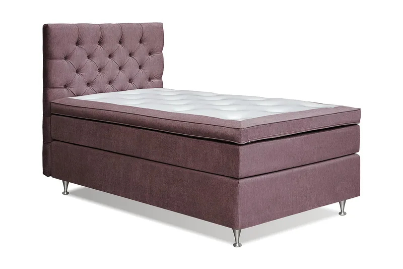 Joluma Sängpaket Medium 105x200 cm - (+Fler val) 105x200 cm Mörkrosa - Möbler - Säng - Kontinentalsäng