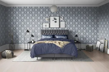 Sänggavel Knappar - Mörkgrå