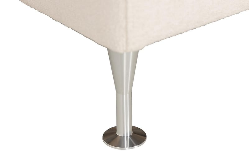 Kakichi Lyx Komplett Sängpaket Kontinentalsäng 180x200 cm med Knappad sänggavel - Ljusbeige - Möbler - Säng - Kontinentalsäng