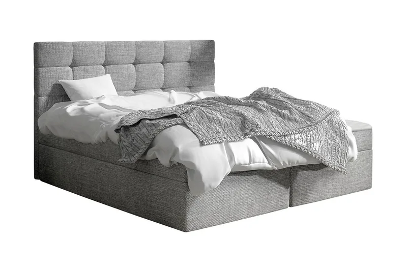 Kleiv Kontinentalsäng 140x200cm - Grå - Möbler - Säng - Kontinentalsäng