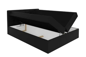 Kleiv Kontinentalsäng 160x200cm  Svart - Svart - Möbler - Säng - Kontinentalsäng