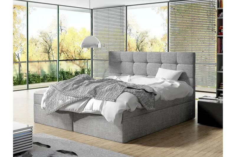 Kleiv Kontinentalsäng 180x200cm, Grå