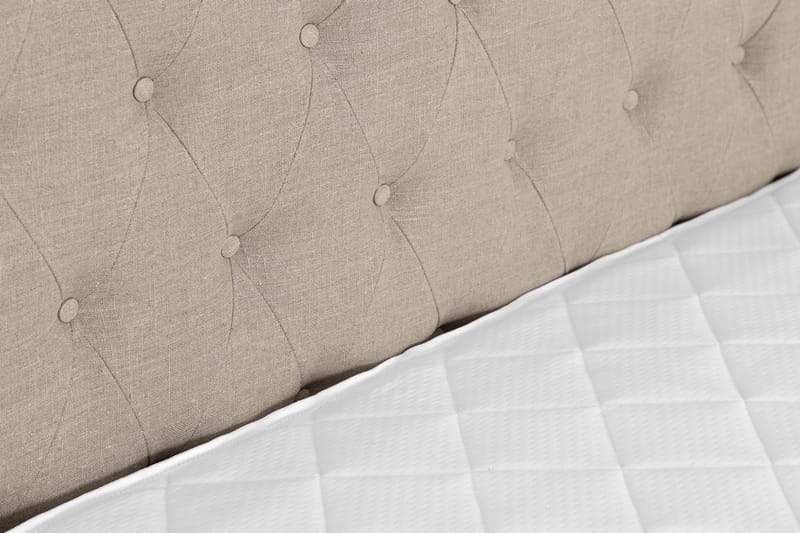 Komplett Sängpaket Bed Deluxe 180x200 cm Beige - Beige - Kontinentalsäng - Dubbelsäng - Komplett sängpaket