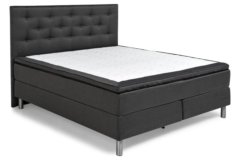 Komplett Sängpaket Belmond Mörkgrå - 180x200 - Möbler - Säng - Kontinentalsäng