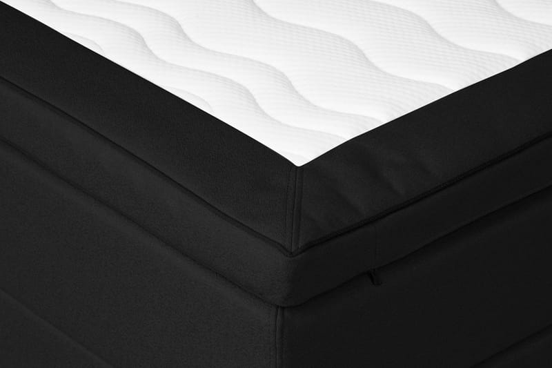 Komplett Sängpaket Birkanez 140x200 cm - Mörkgrå - Kontinentalsäng - Komplett sängpaket