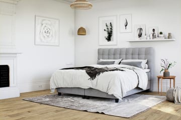 Komplett Sängpaket Boxford med Förvaring 160x200 cm - Ljusgrå (+Fler val) - Möbler - Säng - Kontinentalsäng