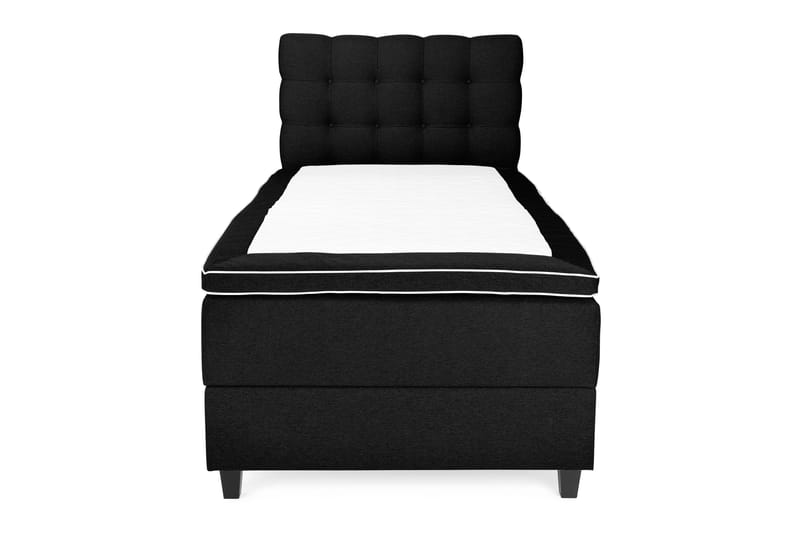 Komplett Sängpaket Boxford Säng med Förvaring 105x200 - Svart (+Fler val) - Kontinentalsäng - Enkelsäng - Komplett sängpaket